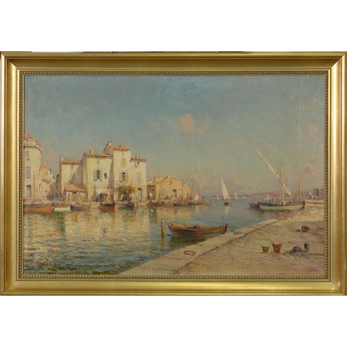 686 - Henry Malfroy (1895-1944) - Martigues Cote d'Azur, signed and inscribed Martigues, oil on canvas, 52... 