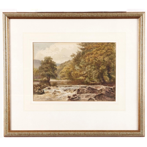 1019 - James Whaite (Exhibited 1881-1916) - River Scenes, a pair, both signed, watercolour, 24.5 x 34.5cm (... 