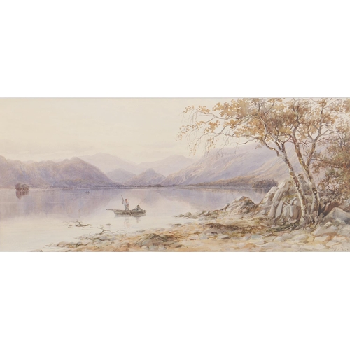 1000 - Ebenezer Alfred Warmington (1830-1903) - In the Lake District, signed with initials and dated '83, w... 
