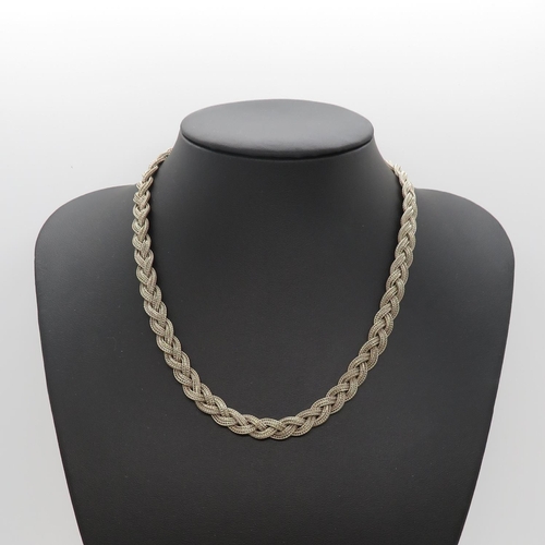 22 - HM silver rope necklace 18