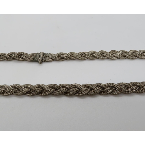 22 - HM silver rope necklace 18