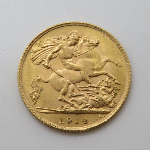 14 - 1914 half sovereign
