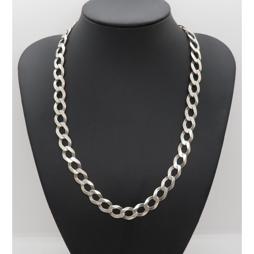 29 - Silver chunky necklace 20