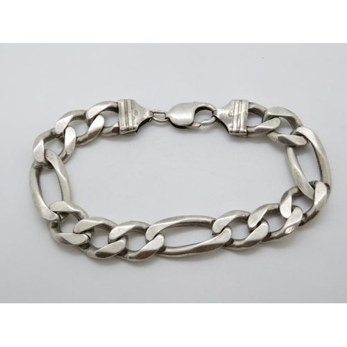 39 - Silver bracelet 8