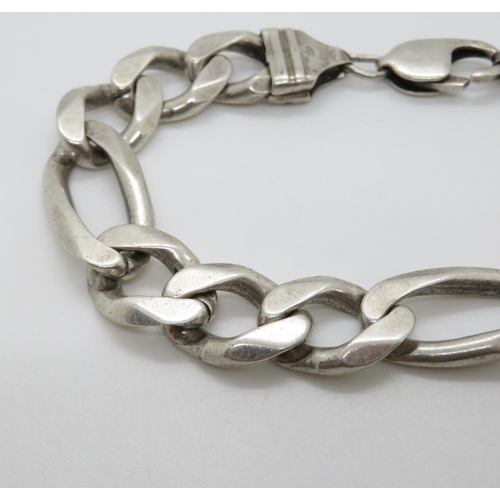 39 - Silver bracelet 8
