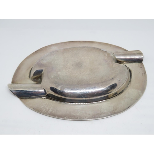 5 - Nicely HM silver ashtray 70g