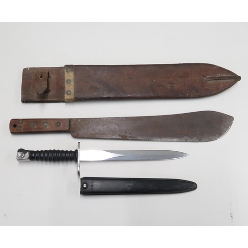 and Sheath and machete with sheath Barnebys