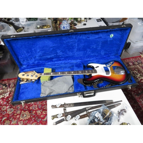 fender jazz bass hard case