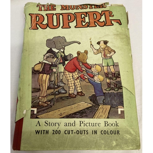 62 - 4 x 1950's Rupert Bear books. Comprising: The Rupert Picture Story Book, 2 Daily Express Annuals and... 