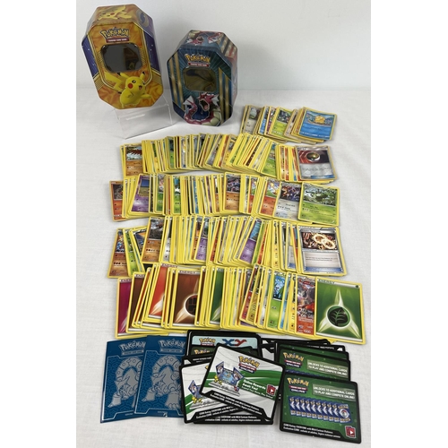 27 - A collection of 300+ assorted vintage Pokemon cards dating from 2013-18. To include holo's and rever... 