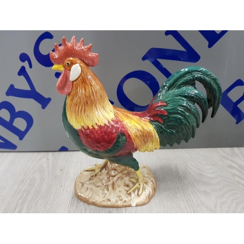 55 - 2 BESWICK ANIMAL FIGURES INCLUDING A LEGHORN ROOSTER 1892 AND A BESWICK HORSE