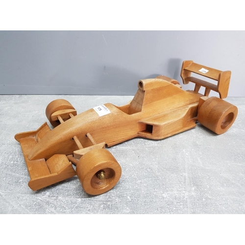 f1 wooden car