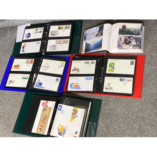 43 - Beautiful collection of 1980s - 1990s First day covers & post cards, China related