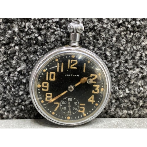 22 - Waltham military pocket watch - manual winding