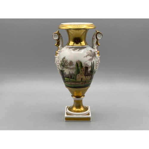 3 - Greek urn style 2 handled vase (believed to be Meissen)