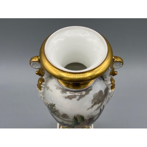 3 - Greek urn style 2 handled vase (believed to be Meissen)