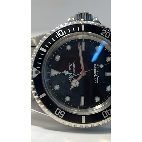 30 - Rolex Submariner 1965  40mm - no date dial - watch only