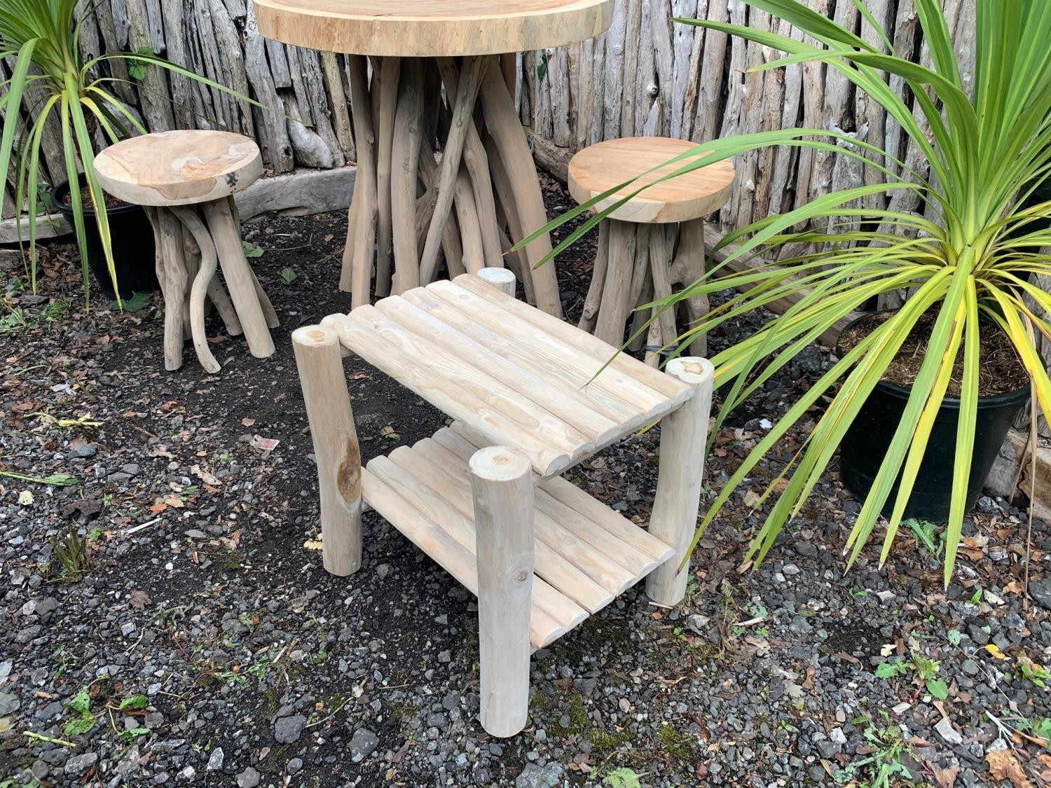 NATURAL BAMBOO TABLE