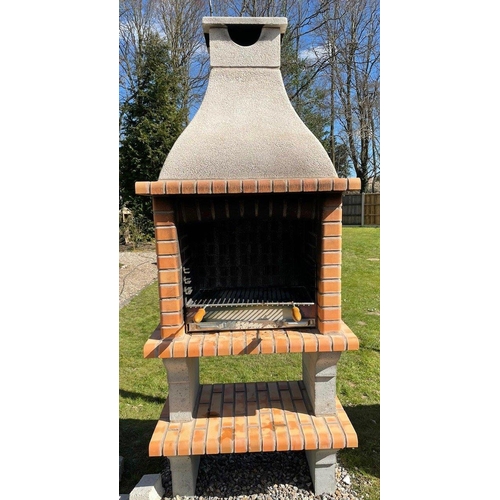 brick bbq with chimney for sale