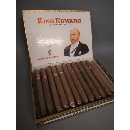 One box of 23 King Edward Invincible Deluxe Cigars (Est. plu... | Barnebys