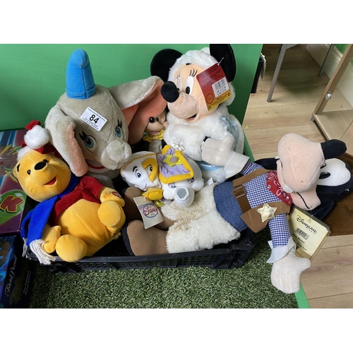 Crate Of Assorted Disney Teddies