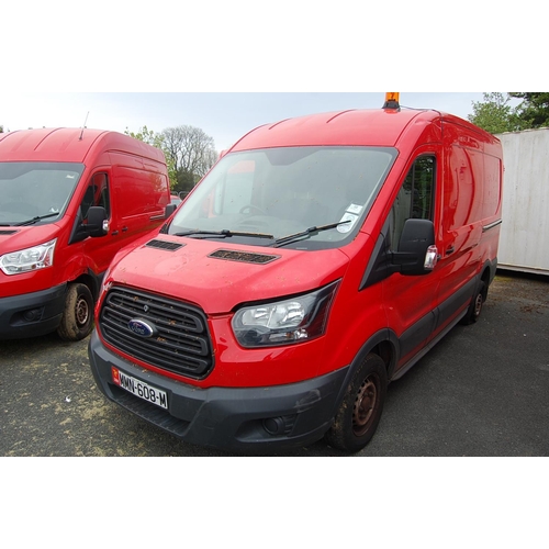 13 - MMN608M
Red Ford Transit 290 MWB 1995cc
First Registered 03.10.2016
Approx 41,850 miles
Manual Diese... 