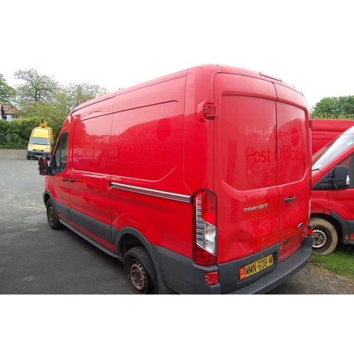 13 - MMN608M
Red Ford Transit 290 MWB 1995cc
First Registered 03.10.2016
Approx 41,850 miles
Manual Diese... 