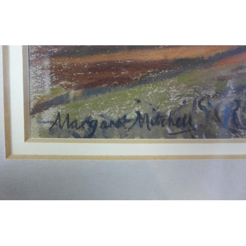 198 - Margaret Mitchell, 'From Bolton Abbey Moor', pastel, signed and framed under glass with a Torrance G... 