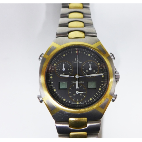 70 - Omega Polaris model, gents wrist watch, bi-colour case and bracelet strap, case numbered 53009670