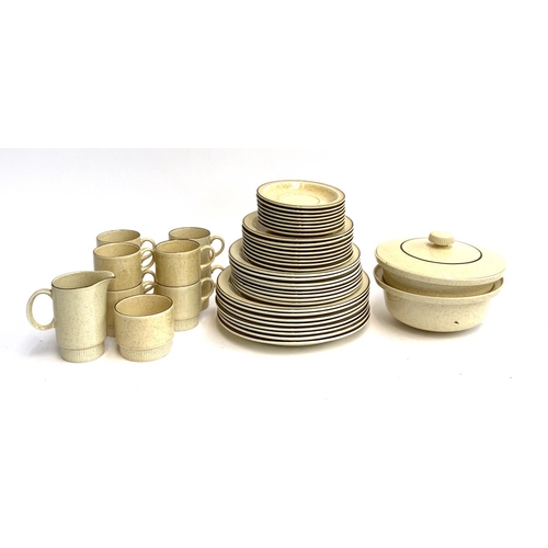 34 - A quantity of Poole pottery dinnerware, 44 pieces