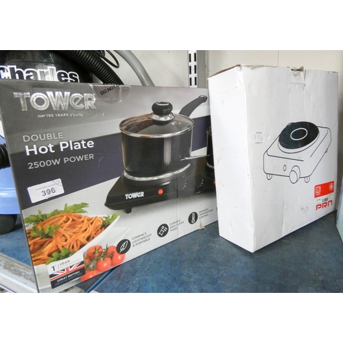 A new tower hot plate and a new single hot plate Barnebys