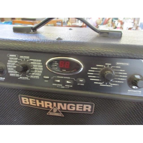 Behringer V Ampire Lx112 Guitar Combo Virtual Amplifier 2 X 60w 12 Speaker With Built In 24 Bit Mu