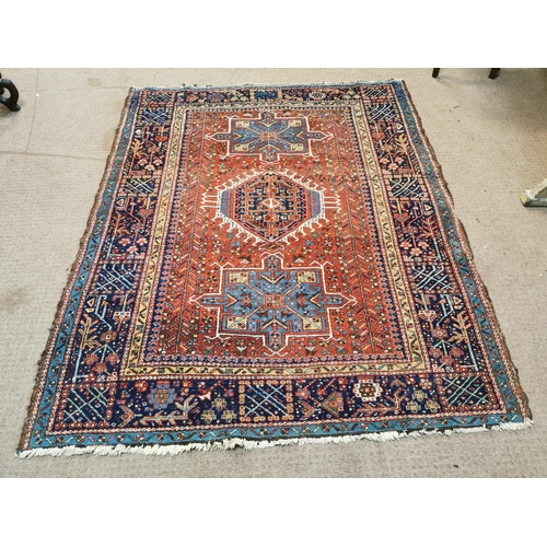 40 - Persian carpet square { 183cm L X 156cm W }.