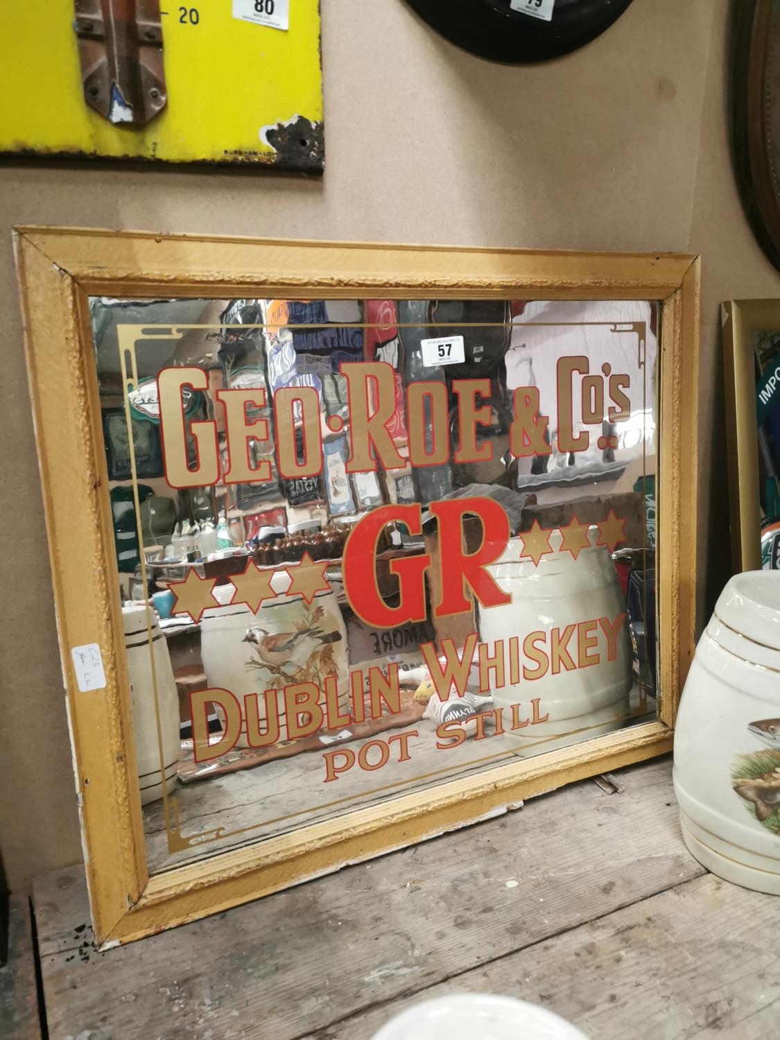 Rare framed George Roe and Co Pot Still - auctions & price archive