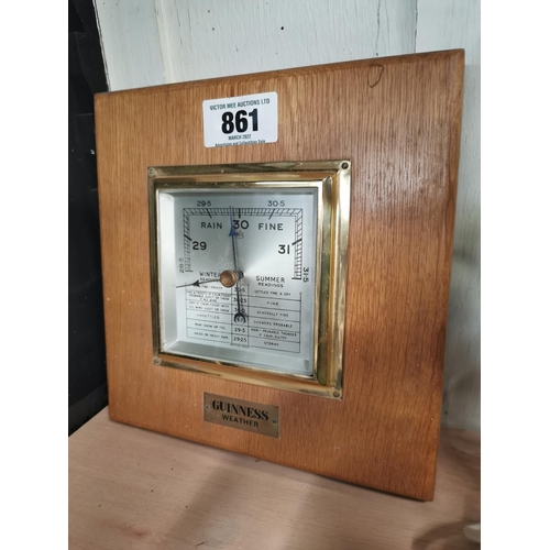 Guinness advertising barometer {23 cm H x 22 cm W}. | Barnebys