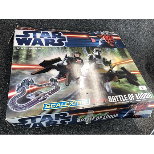star wars scalextric battle of endor