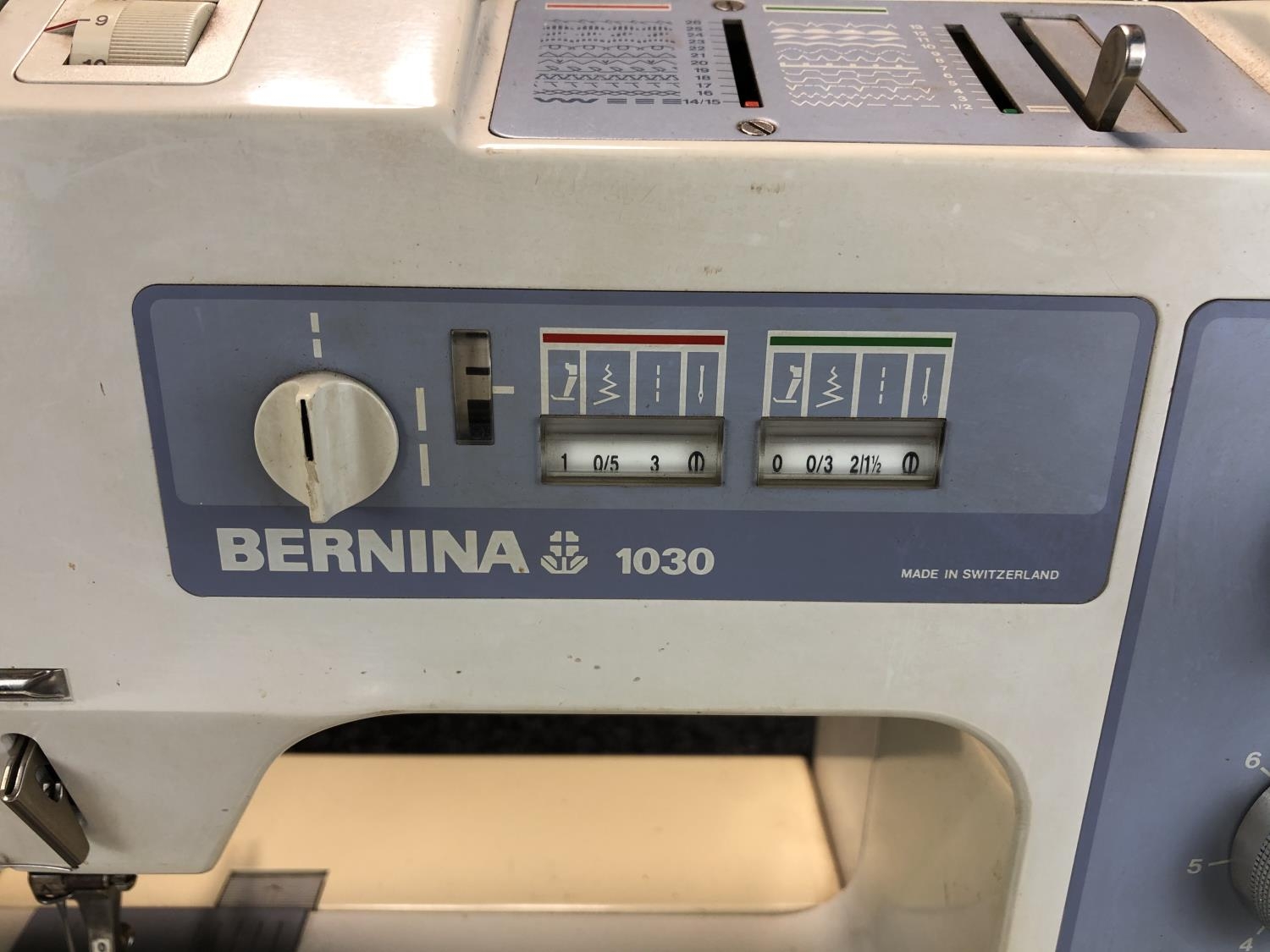 'Bernina' model 1030 sewing machine with carry case made in
