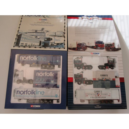 3 - CORGI MODERN TRUCKS Gift sets to include CC99125 “Gibbs of Fraserburgh” and CC99129 “Norfolk Line”. ... 
