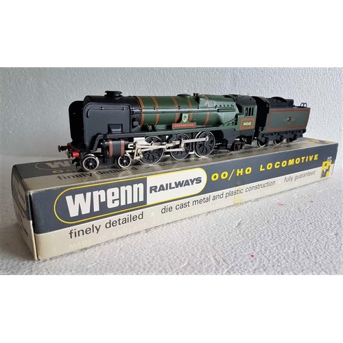44 - WRENN W2236 Bulleid 4-6-2 Loco & Tender No.34042 ‘Dorchester’ BR Green. Excellent to Mint/Boxed with... 