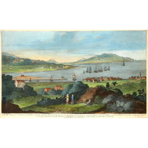 5 - Giles King (fl.1732–1746) after William Jones (d.1747) Irish. A View of Ringsend, Irish Town, The Ha... 