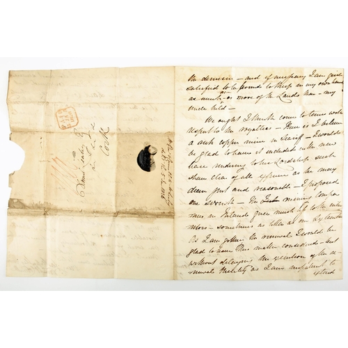 25 - 1826 (January 5) Daniel O'Connell, a three-page holograph, signed letter to Daniel Leahy, Shanakiel ... 