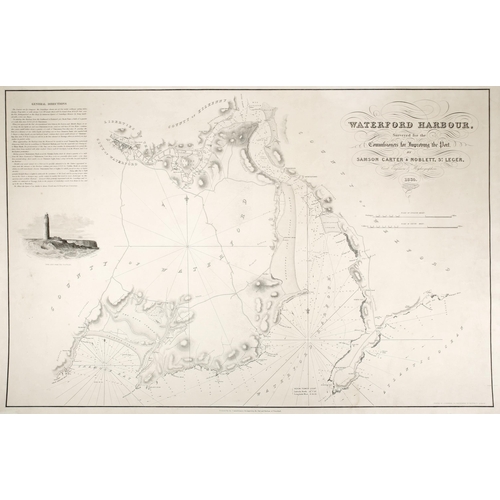 29 - Chart of Waterford Harbour. Carter (Samson) & St. Leger (Noblet) Waterford Harbour, Surveyed for the... 