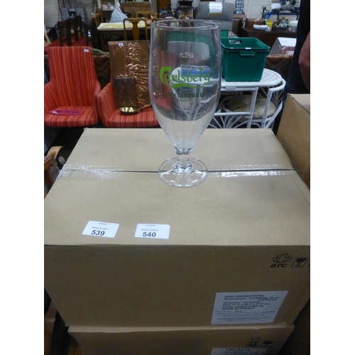 540 - BOX OF 12 NEW SMITHWICKS GLASSES