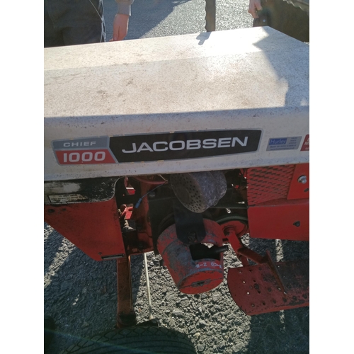 505 - A Jacobsen Chief 1000 Garden Tractor with Lawn Mower Attachments