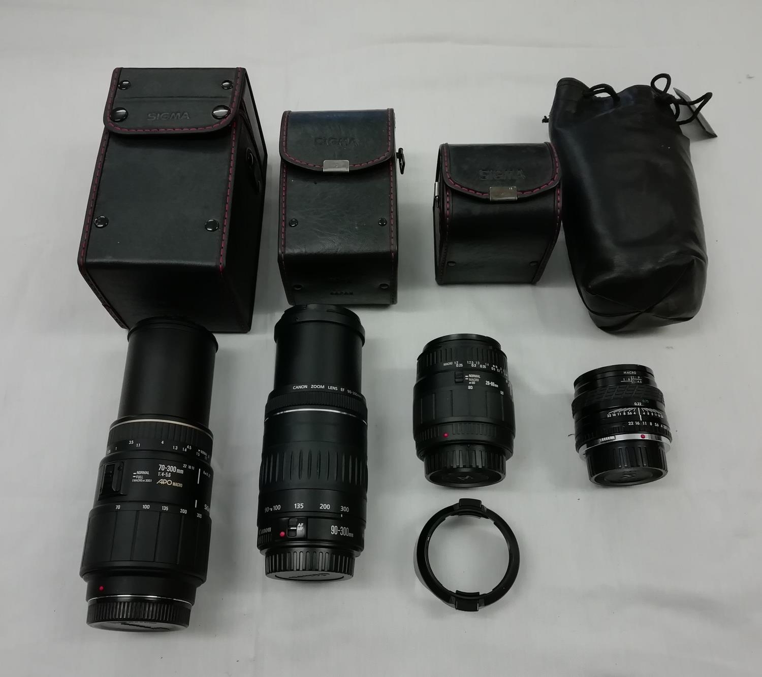 Collection of Sigma Lenses (4)