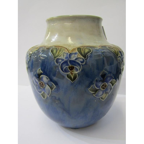3 - ART NOUVEAU, Royal Doulton stoneware, blue glaze 7