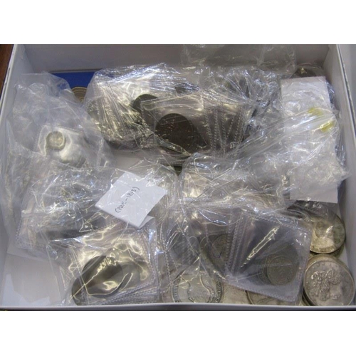 25 - COLLECTION OF REPRODUCTION Reales, Francs etc. also European coins, Channel Island coins etc.