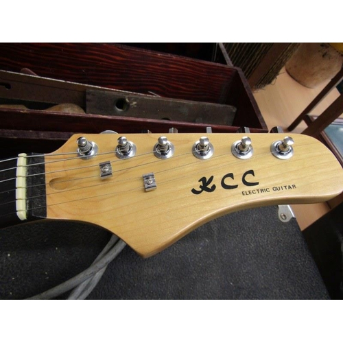 575 - ELECTRIC GUITAR, stamped 