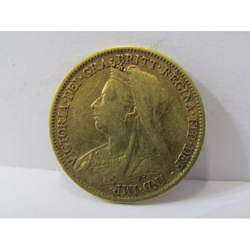 5b - GOLD HALF SOVEREIGN, A Victorian 1899 gold half sovereign