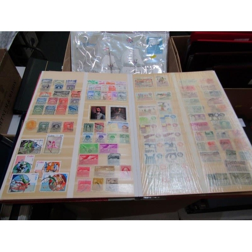 94 - STAMPS, Small accumulation mostly from South and Central America plus some Canada and a starter Worl... 